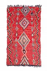 Marokkansk berber tæppe Boucherouite 265 x 150 cm