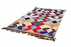 Marokkansk berber tæppe Boucherouite 150 x 255 cm
