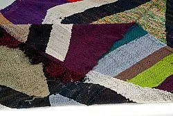 Marokkansk berber tæppe Boucherouite 135 x 255 cm