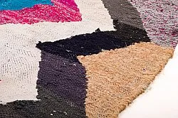 Marokkansk berber tæppe Boucherouite 120 x 265 cm