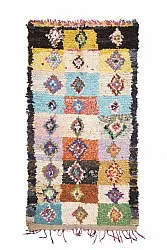 Marokkansk berber tæppe Boucherouite 260 x 135 cm