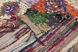 Marokkansk berber tæppe Boucherouite 260 x 135 cm