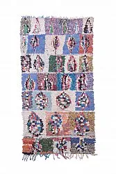 Marokkansk berber tæppe Boucherouite 245 x 130 cm