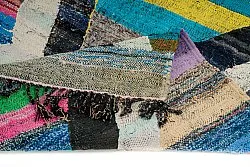 Marokkansk berber tæppe Boucherouite 130 x 220 cm