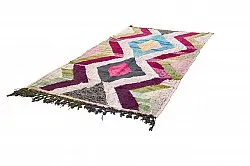 Marokkansk berber tæppe Boucherouite 130 x 240 cm