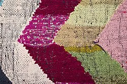 Marokkansk berber tæppe Boucherouite 130 x 240 cm