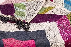 Marokkansk berber tæppe Boucherouite 130 x 240 cm