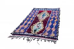 Marokkansk berber tæppe Boucherouite 245 x 135 cm