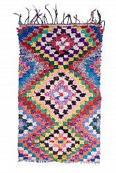 Marokkansk berber tæppe Boucherouite 250 x 145 cm