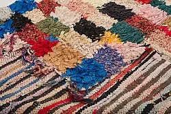 Marokkansk berber tæppe Boucherouite 280 x 155 cm