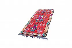 Marokkansk berber tæppe Boucherouite 245 x 95 cm