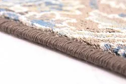 Wilton-tæppe - Sanandaj (blå-beige)