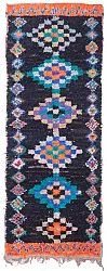 Marokkansk berber tæppe Boucherouite 330 x 115 cm