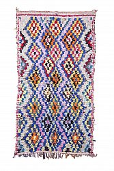 Marokkansk berber tæppe Boucherouite 245 x 140 cm