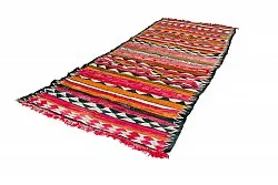 Marokkansk berber tæppe Boucherouite 150 x 365 cm