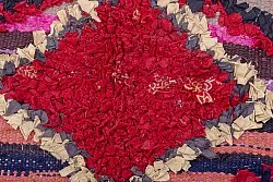 Marokkansk berber tæppe Boucherouite 210 x 130 cm