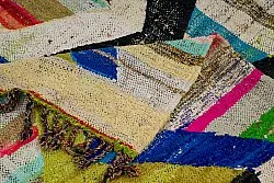 Marokkansk berber tæppe Boucherouite 135 x 250 cm