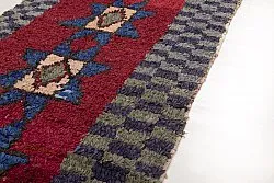 Marokkansk berber tæppe Boucherouite 230 x 85 cm