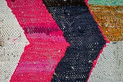 Marokkansk berber tæppe Boucherouite 150 x 255 cm