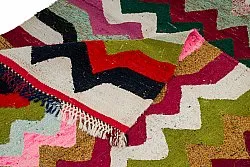 Marokkansk berber tæppe Boucherouite 120 x 235 cm