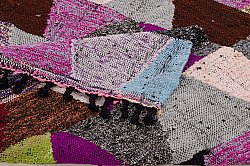 Marokkansk berber tæppe Boucherouite 140 x 250 cm