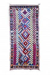 Marokkansk berber tæppe Boucherouite 325 x 145 cm