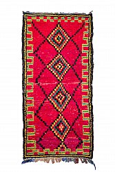 Marokkansk berber tæppe Boucherouite 340 x 165 cm