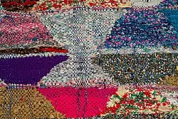 Marokkansk berber tæppe Boucherouite 150 x 255 cm