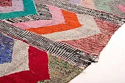 Marokkansk berber tæppe Boucherouite 150 x 275 cm