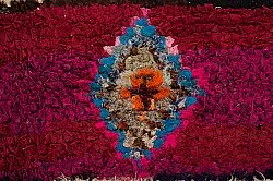 Marokkansk berber tæppe Boucherouite 145 x 305 cm