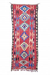 Marokkansk berber tæppe Boucherouite 365 x 145 cm