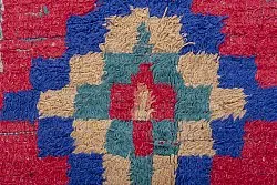 Marokkansk berber tæppe Boucherouite 365 x 145 cm