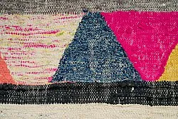 Marokkansk berber tæppe Boucherouite 145 x 260 cm