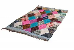 Marokkansk berber tæppe Boucherouite 125 x 225 cm