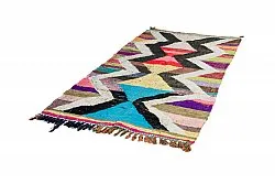 Marokkansk berber tæppe Boucherouite 125 x 225 cm