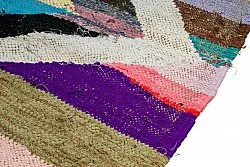 Marokkansk berber tæppe Boucherouite 125 x 225 cm