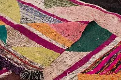 Marokkansk berber tæppe Boucherouite 135 x 265 cm