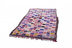 Marokkansk berber tæppe Boucherouite 280 x 160 cm