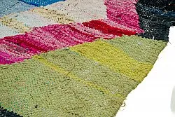 Marokkansk berber tæppe Boucherouite 125 x 240 cm