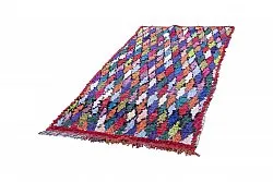 Marokkansk berber tæppe Boucherouite 230 x 115 cm
