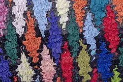 Marokkansk berber tæppe Boucherouite 230 x 115 cm