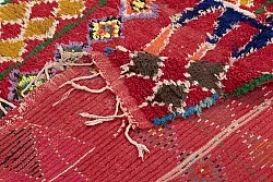 Marokkansk berber tæppe Boucherouite 255 x 150 cm