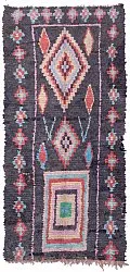 Marokkansk berber tæppe Boucherouite 240 x 120 cm