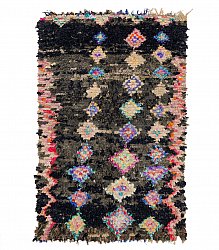 Marokkansk berber tæppe Boucherouite 200 x 125 cm