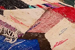 Marokkansk berber tæppe Boucherouite 125 x 240 cm