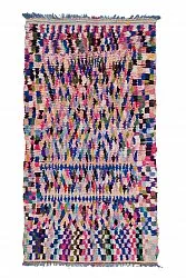 Marokkansk berber tæppe Boucherouite 265 x 145 cm