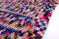 Marokkansk berber tæppe Boucherouite 265 x 145 cm