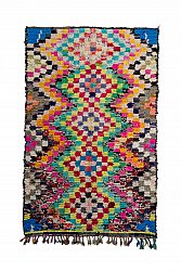 Marokkansk berber tæppe Boucherouite 240 x 150 cm