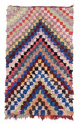 Marokkansk berber tæppe Boucherouite 180 x 110 cm