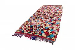 Marokkansk berber tæppe Boucherouite 300 x 135 cm